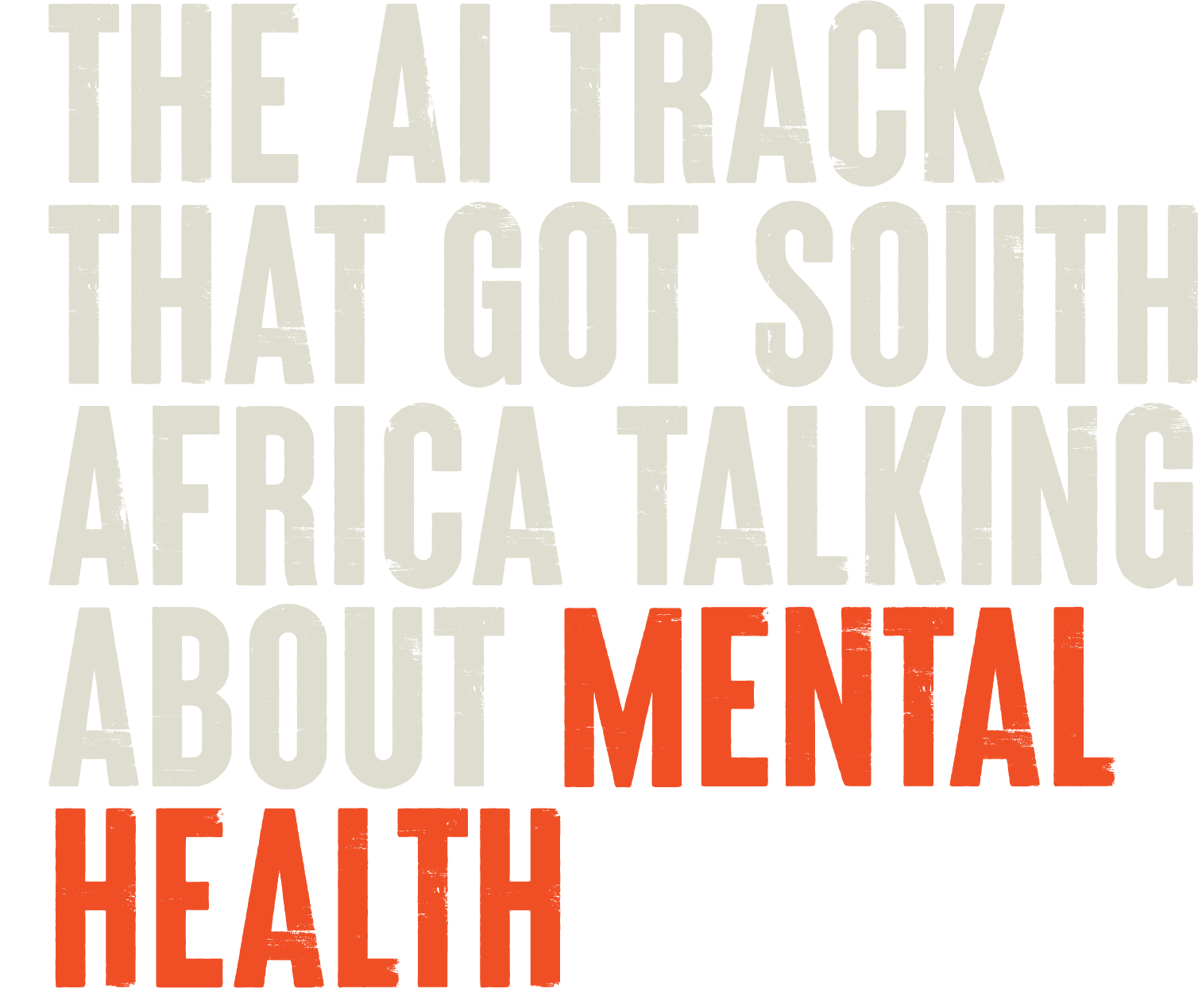 The AI track that got South Africa talking about mental health